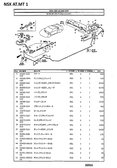 R.F.Y レーシングファクトリーヤマモト｜RFY チューニングメニュー NSX AT>MTコンバージョン作業メニュー